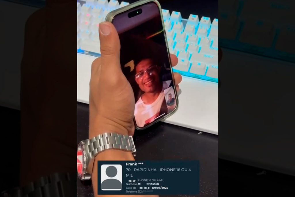 Frank Ney Santos Nunes levou pra casa IPHONE 16 OU 4 MIL