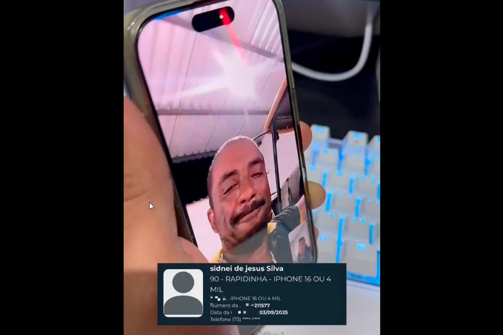Sidnei de Jesus Silva levou pra casa um iPhone 16 ou 4 MIL na conta